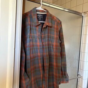 REI Plaid Button Down Shirt